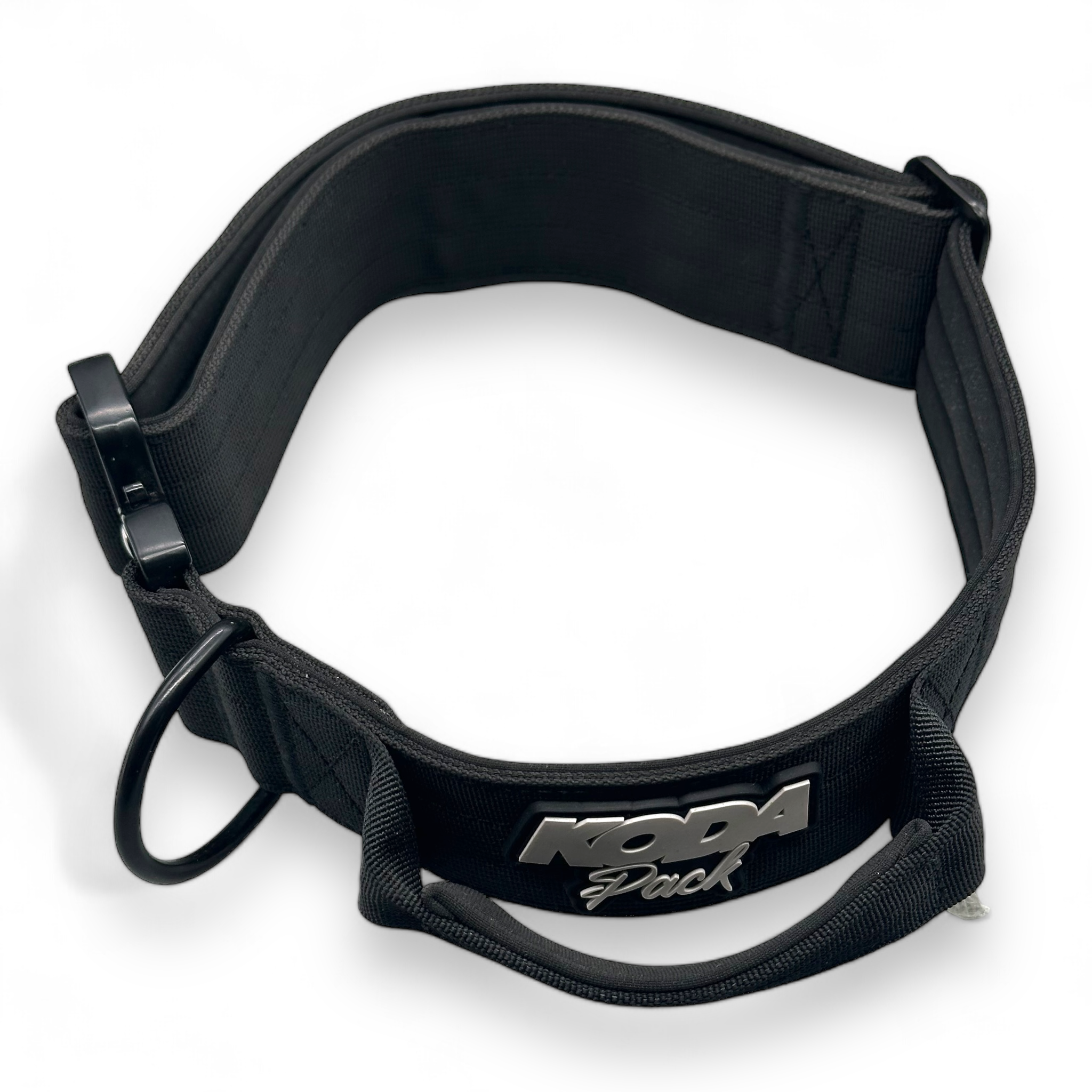 5cm Tactical Dog Collar – Heavy-Duty Training Collar with Handle & Quick Release Buckle