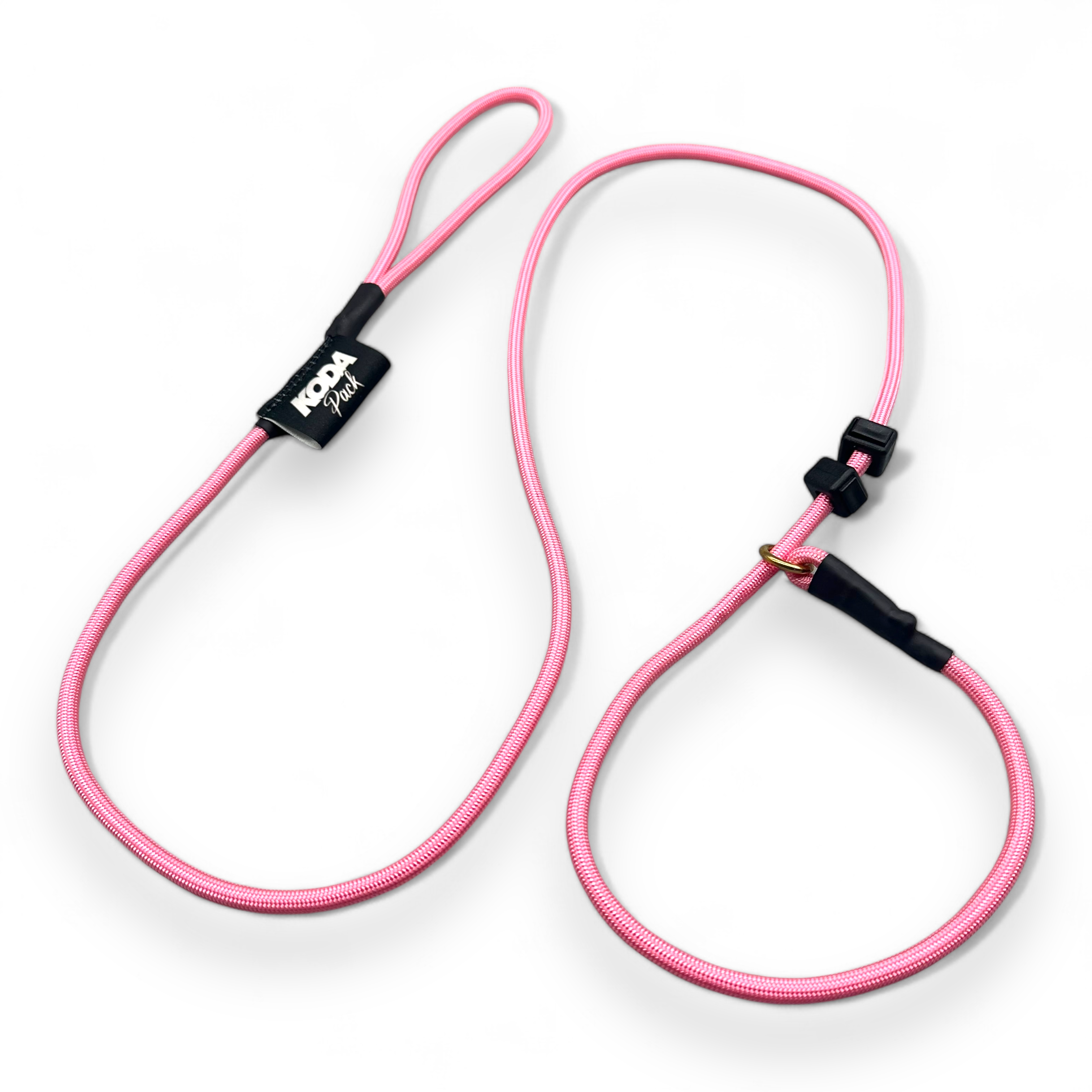Petal Pink Slip Lead – Durable 6mm Dog Training Lead with Dual Stoppers