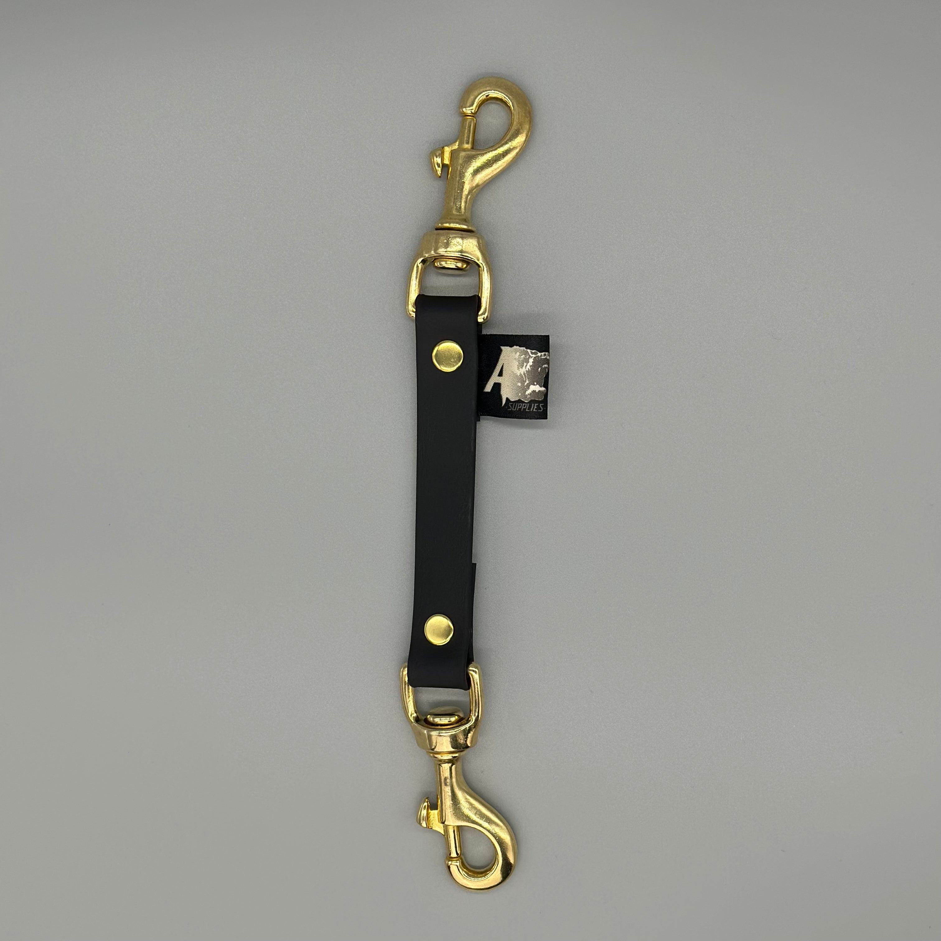 Biothane Safety Back Up Clip – Durable Waterproof Clip with Brass Hardware