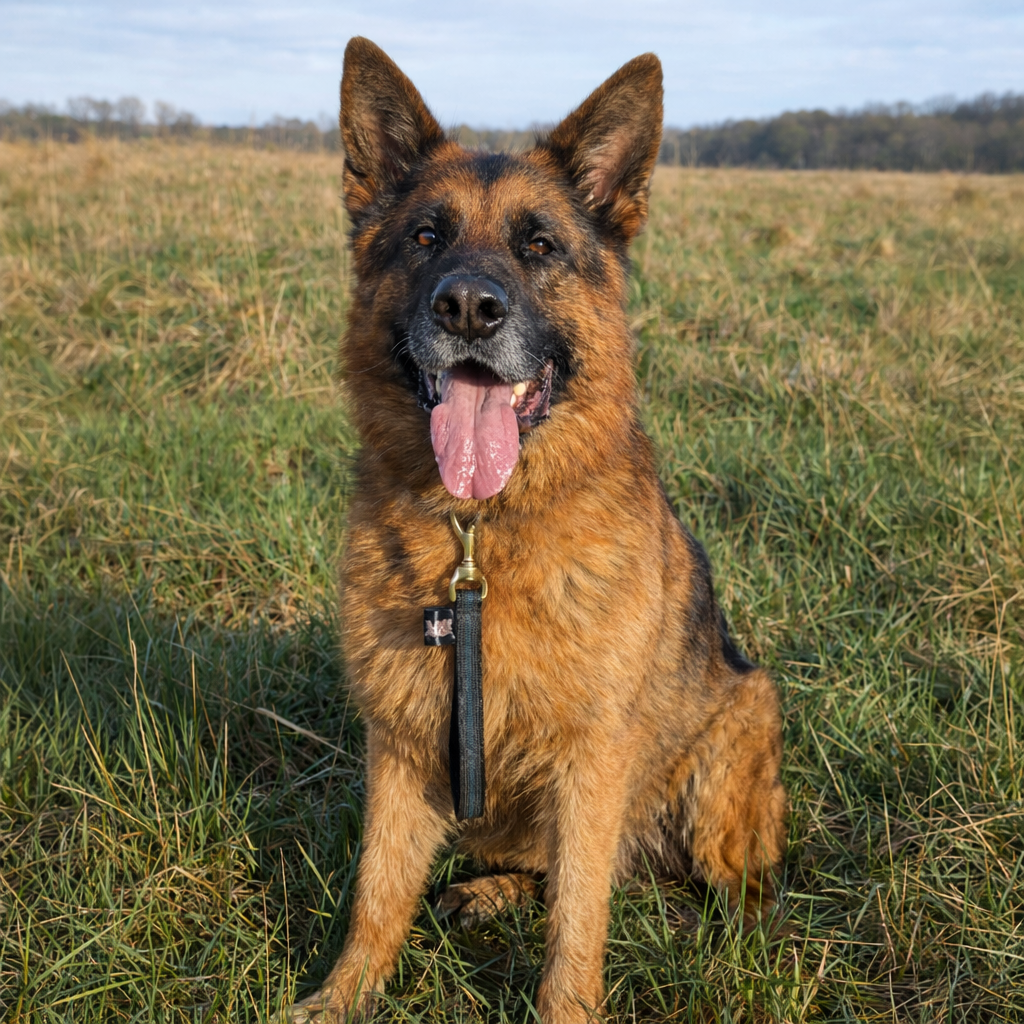 Rubberised Pull Tab (Short Lead) – Heavy-Duty Dog Lead for Close Control