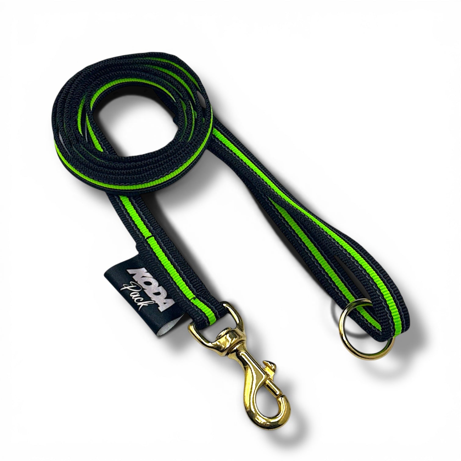 1.5m Rubberised Standard Lead – Durable Dog Lead with Handle (Neon Range)