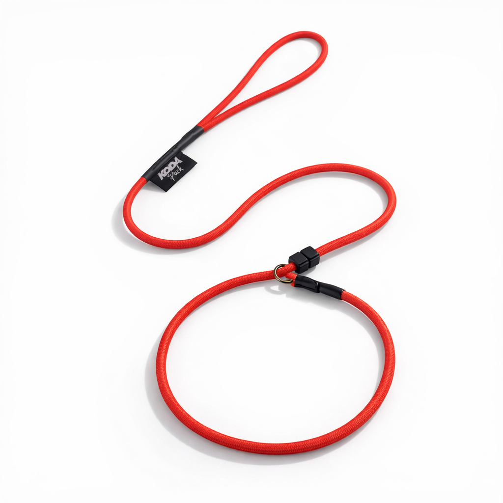 Neon Range Slip Lead – Durable 6mm Dog Training Lead with Dual Stoppers