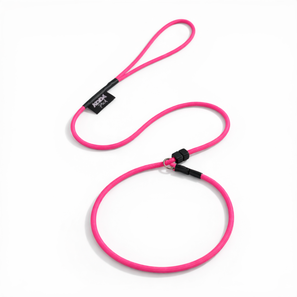 Neon Range Slip Lead – Durable 6mm Dog Training Lead with Dual Stoppers