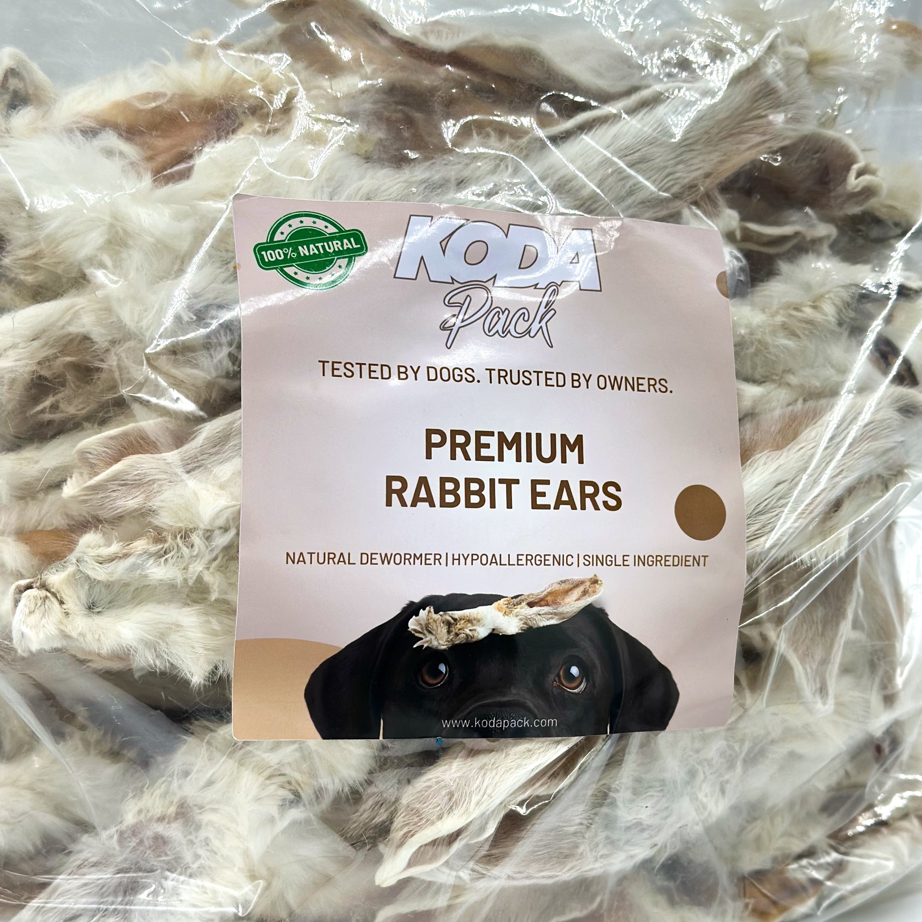 Rabbit Ears With Hair - 1kg